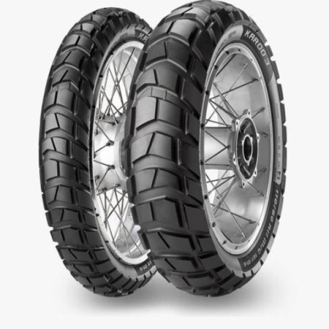 METZELER KAROO STREET 120/70R19 & 150/70R18 front and rear tyre for roadster