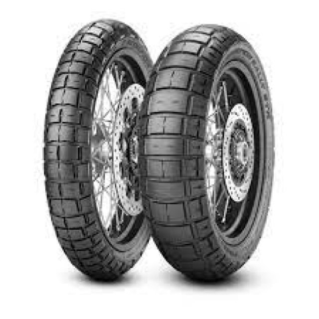 PIRELLI SCORPION RALLY STR 120/70R19 & 150/70R18 front and rear tyre for roadster