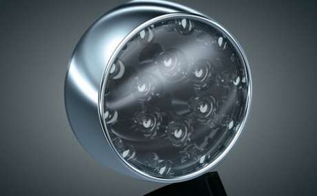 Kuryakyn LED Front Turn Signal Conversion Bullet Smoke for Harley