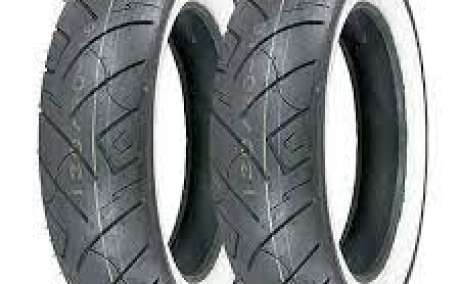 Shinko SR777  150/60B16 &180/65B16 white wall front & rear for fatboy & upsize for forty eight
